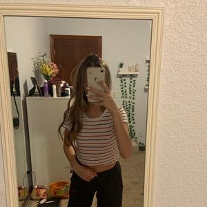 Striped Crop Top